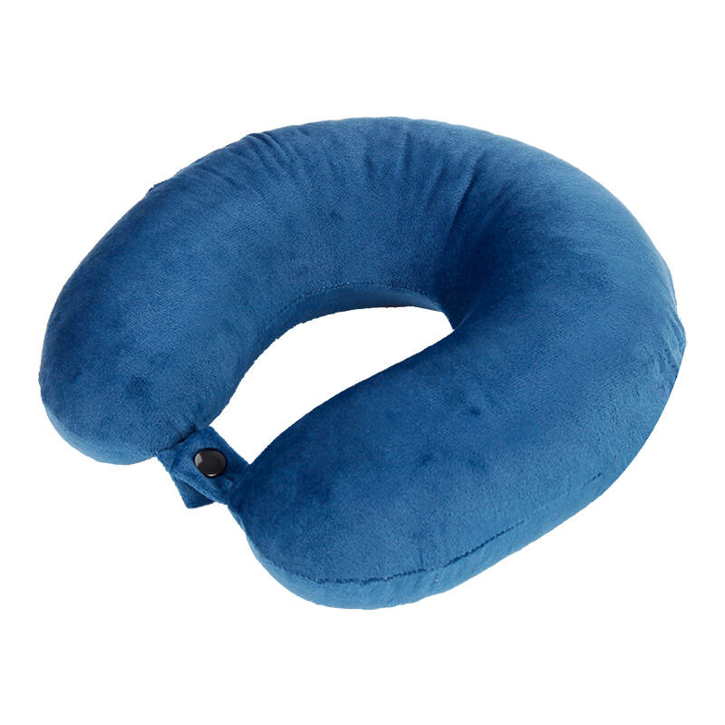 blue travel pillow