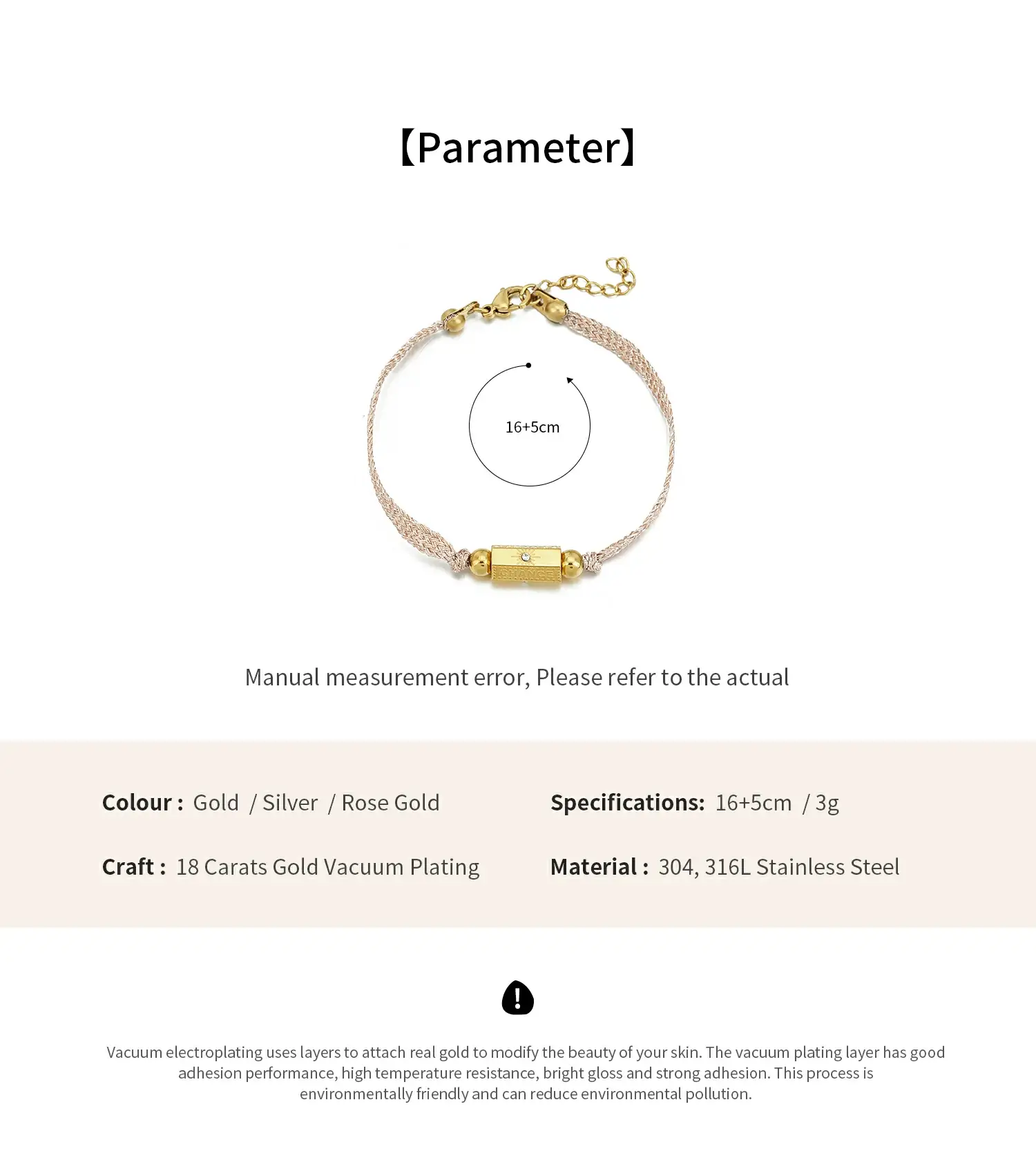 6 faced  stainless steel tube pendant with pink glitter belt bracelet  (6)(1).webp