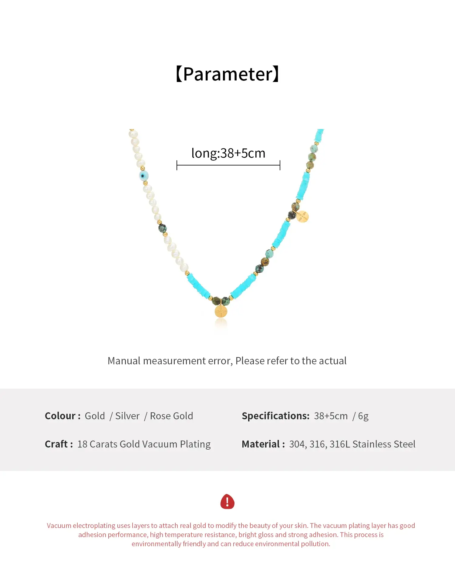 soft ceramic beads mix with natural pearl blue eye stainless steel necklace (6).webp