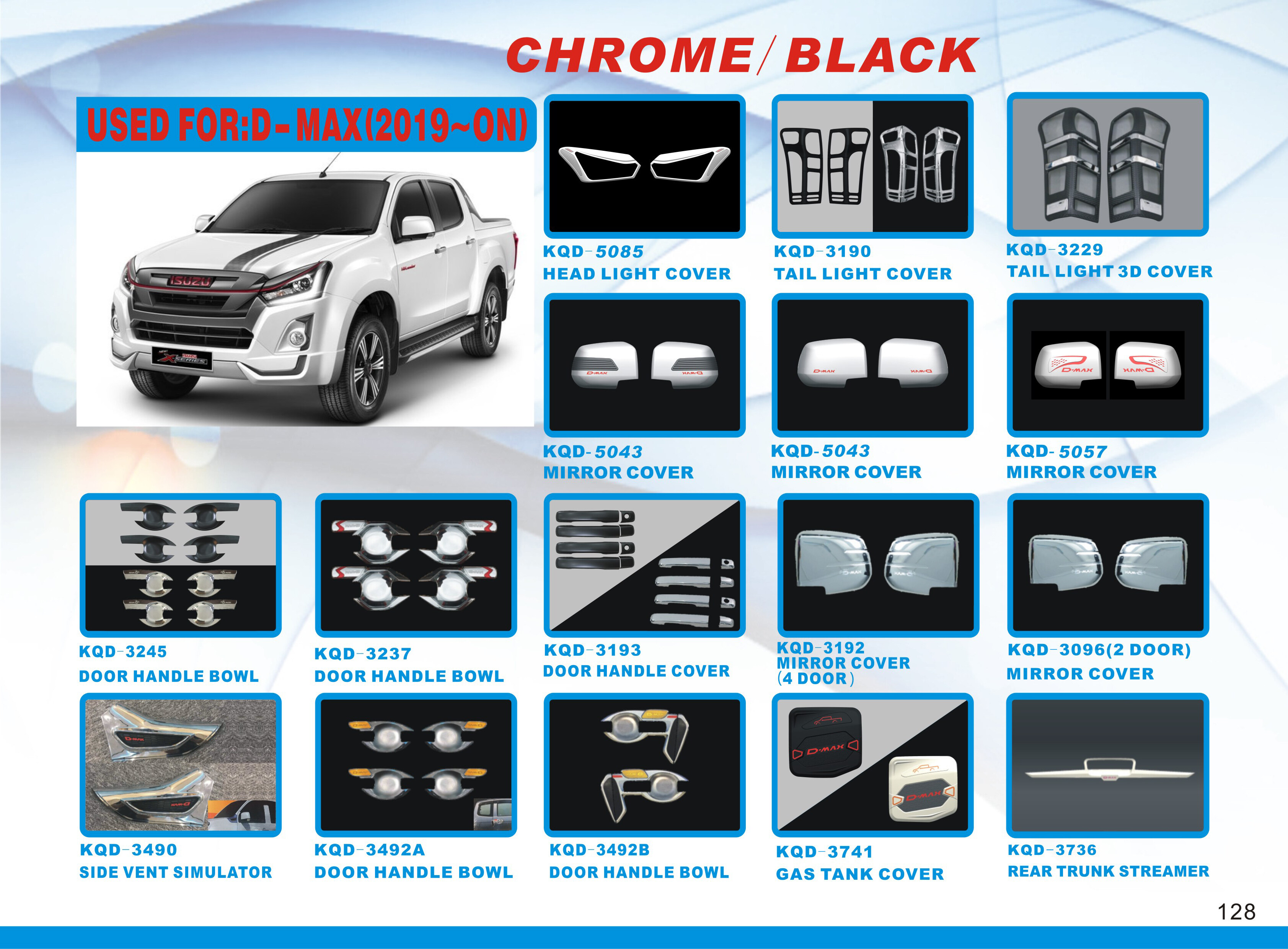 FOR  ISUZU D-MAX 2012-ON