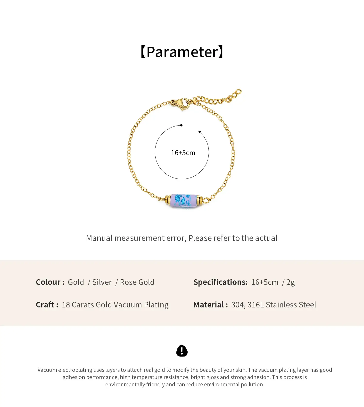 Soft Ceramic Tube with Flower Pattern StainlessSteel Bracelet (7).webp