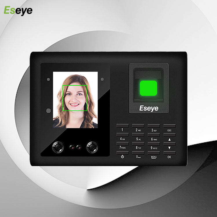 Eseye Time Card Punching Machine Access Control Wifi Doorbell Wireless Biometric Device