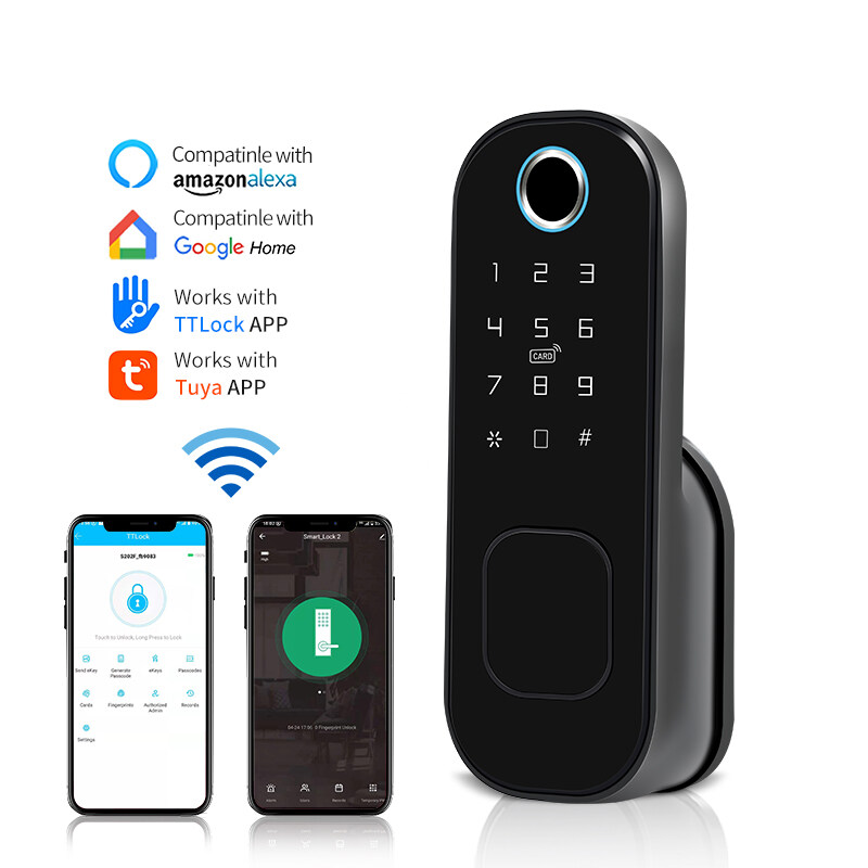 Waterproof Tuya wireless Ble app electric intelligent Digital Smart door lock