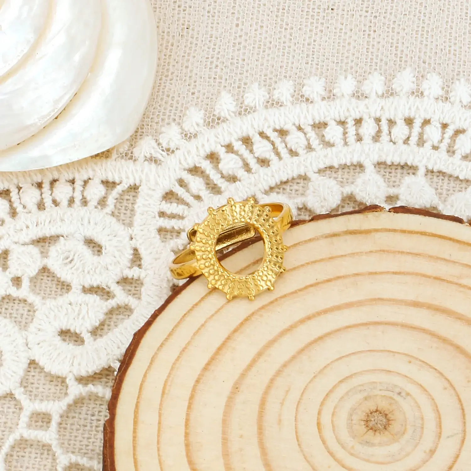 Preppy Style Stainless Steel Material Classic Compass Shaped Elegant Ring尺寸 (3).webp