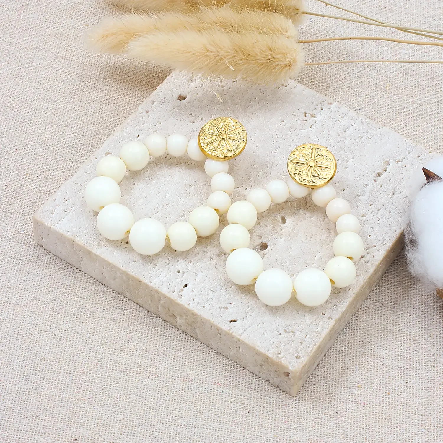 Korean Style Stainless Steel Material Lovely Colourful Stone Cute Hot In 2021 earring尺寸 (4).webp