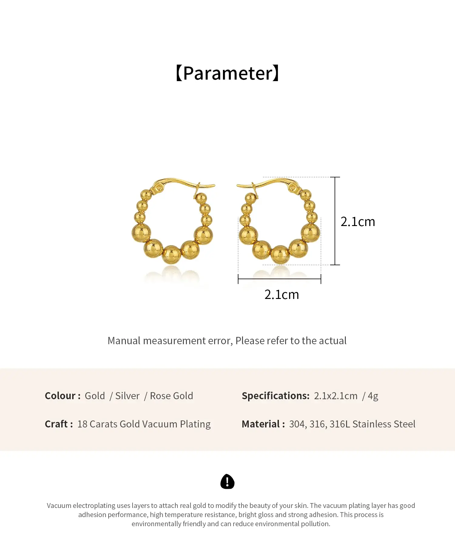 Modern Style Stainless Steel Material Gorgeous Polished And Designed Elegant Earring. (5).webp