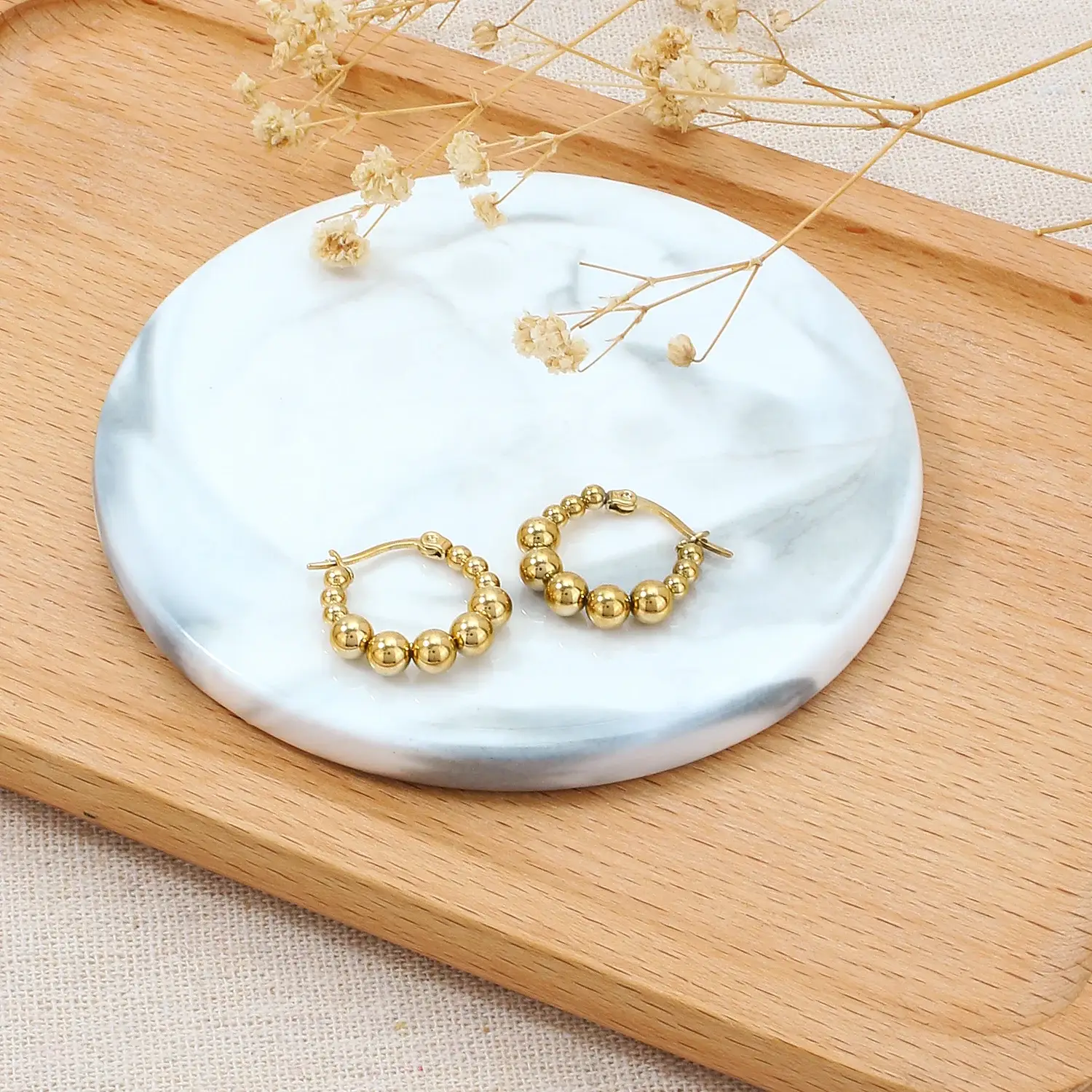 Modern Style Stainless Steel Material Gorgeous Polished And Designed Elegant Earring. (1).webp