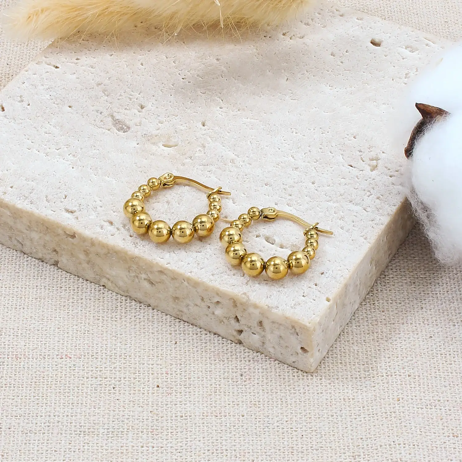 Modern Style Stainless Steel Material Gorgeous Polished And Designed Elegant Earring. (3).webp