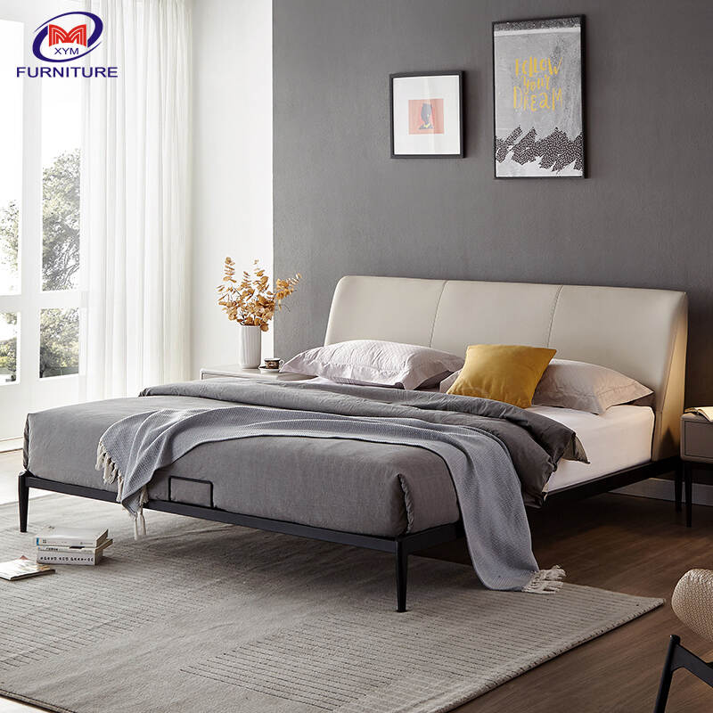 PU leather bed