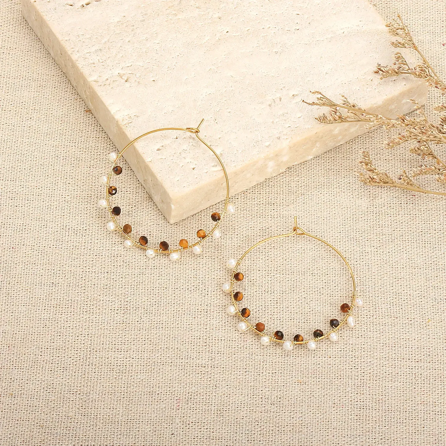 Lady Style Stainless Steel Material Lovely Pearled And Crystal Advanced Trendy Bracelet尺寸 (5).webp