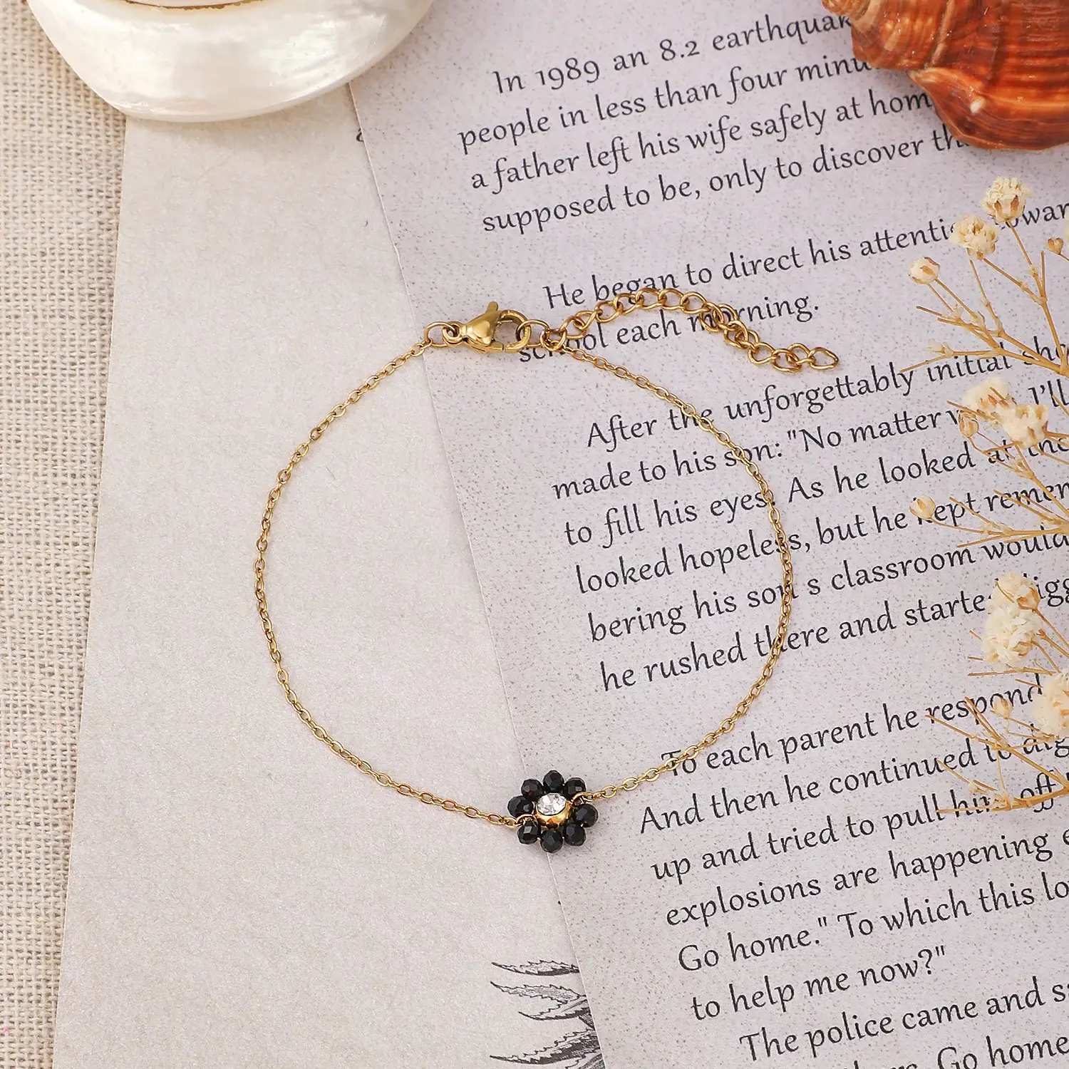 Sherlock Style Stainless Steel Material Gorgeous Crystal-studded And Diamond-studded Elegant Bracelet尺寸1 (3).webp