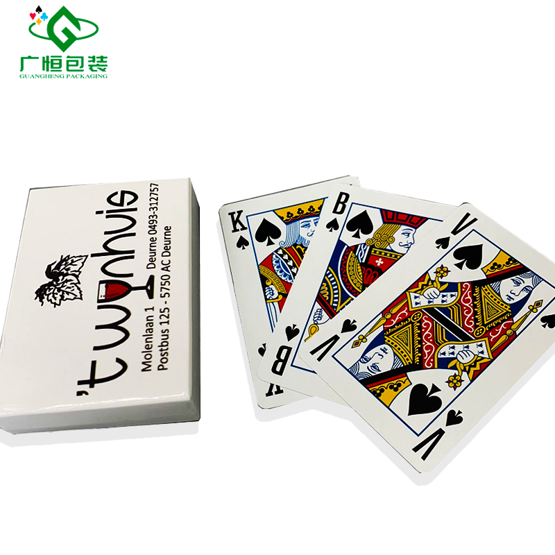 OEM Black Core Paper Poker Cards