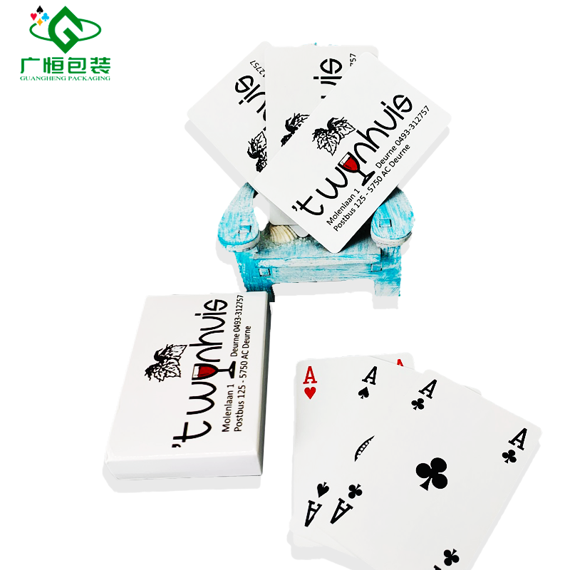 OEM Black Core Paper Poker Cards