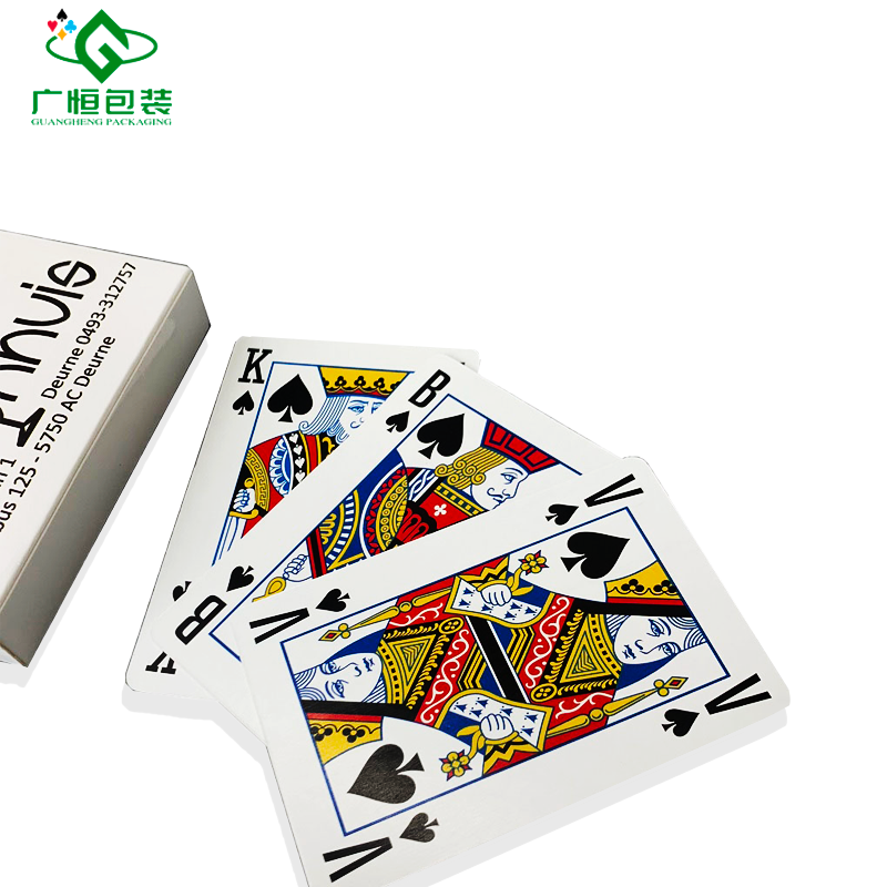 OEM Black Core Paper Poker Cards