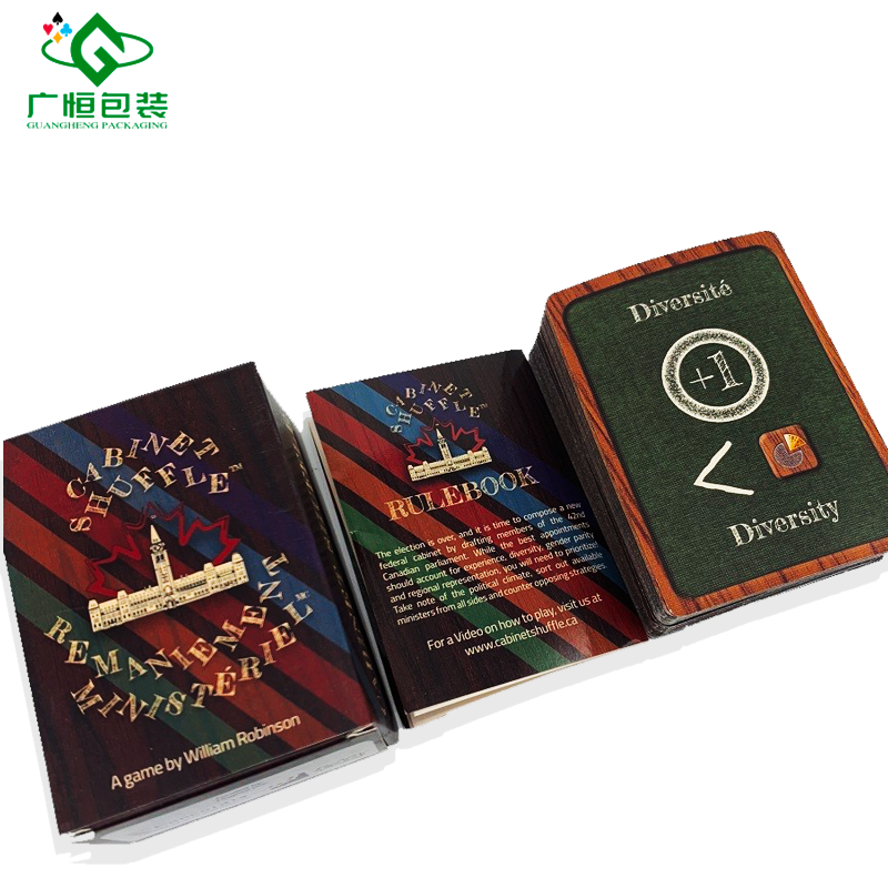 Black Core Paper Poker Cards manufacturer