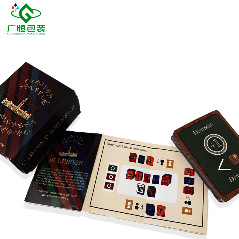 Black Core Paper Poker Cards manufacturer