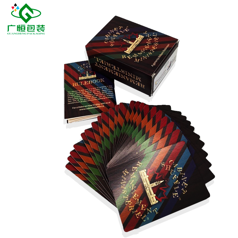 Black Core Paper Poker Cards manufacturer