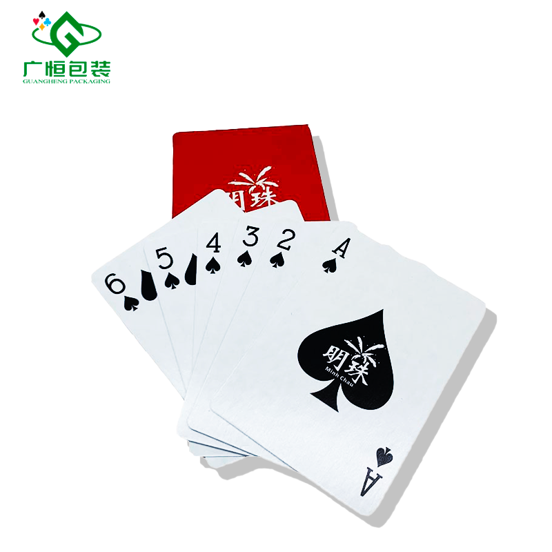 Custom special Logo Printed Game Cards Promotional Poker Cards