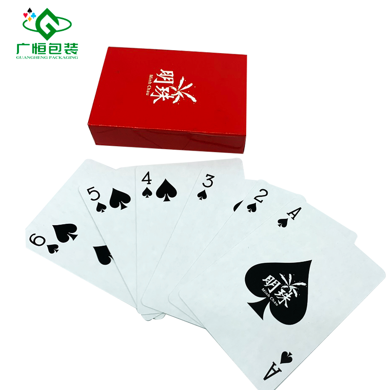 High Quality plastic playing cards printing