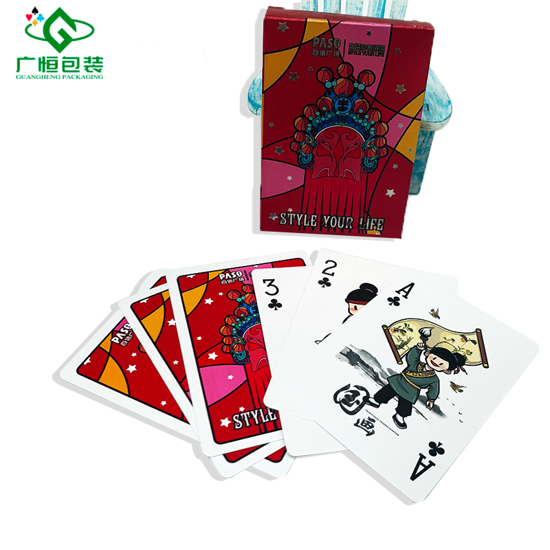 OEM Personalized Popular Advertising Poker Cards Interesting Game Cards Custom Playing Cards