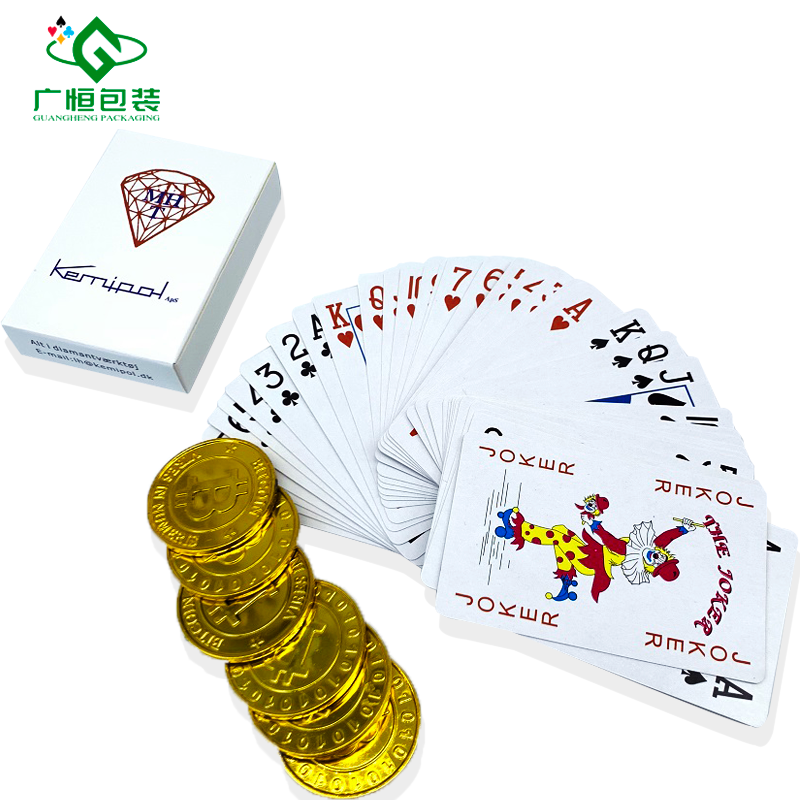 Custom Backside Advertising Playing Cards High Quality Promotion Poker Cards Awesome Trading Card Game Printing