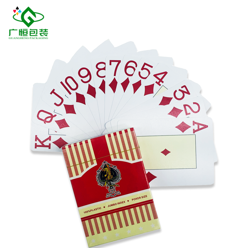 Custom Printed High Quality Playing Cards double deck plastic playing cards