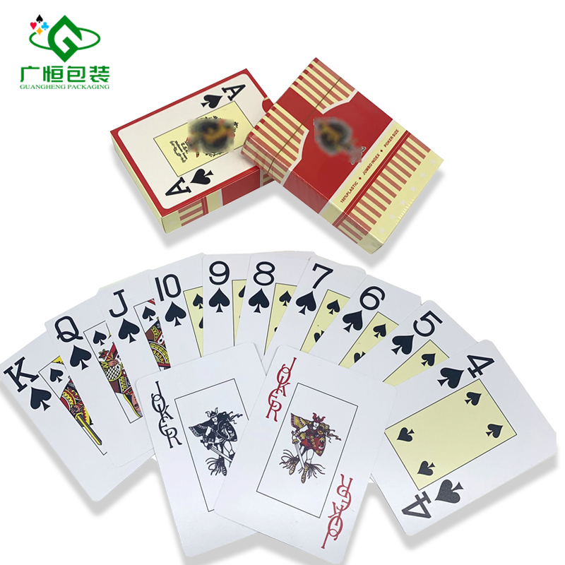 Plastic Professional Poker Playing Cards