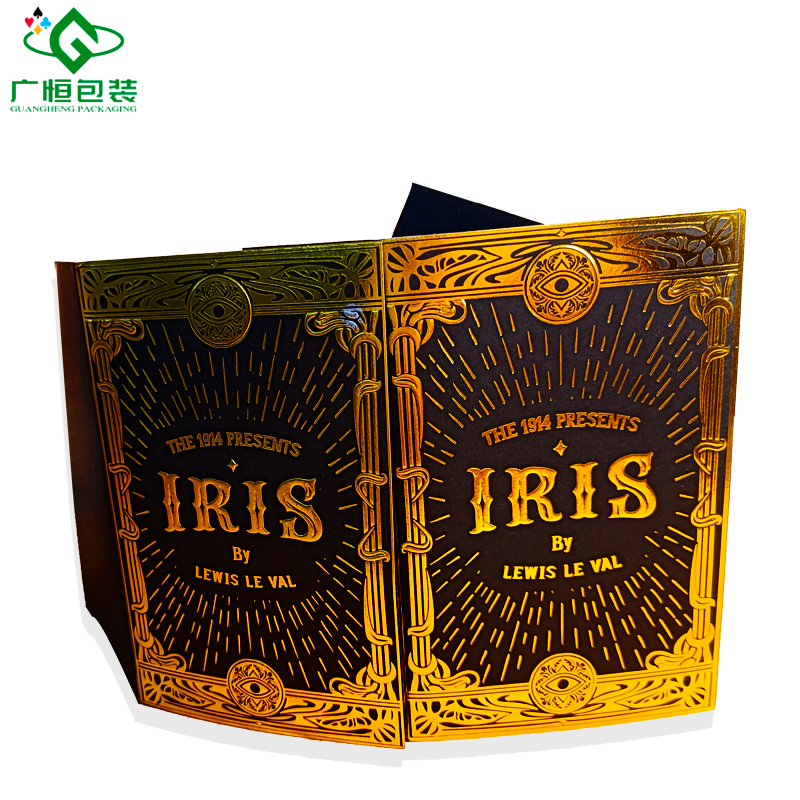 Custom Design Printing Luxury Gold Foil Magic Card Invitation Card Gold Playing Card Manufacture