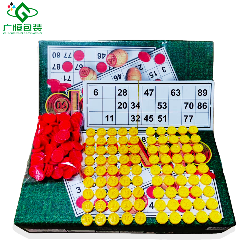 Hot Selling Custom Family Board Game Top Quality Playing Card Game Awesome Italian Bingo Game Set