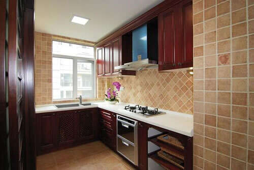 retro color square brick