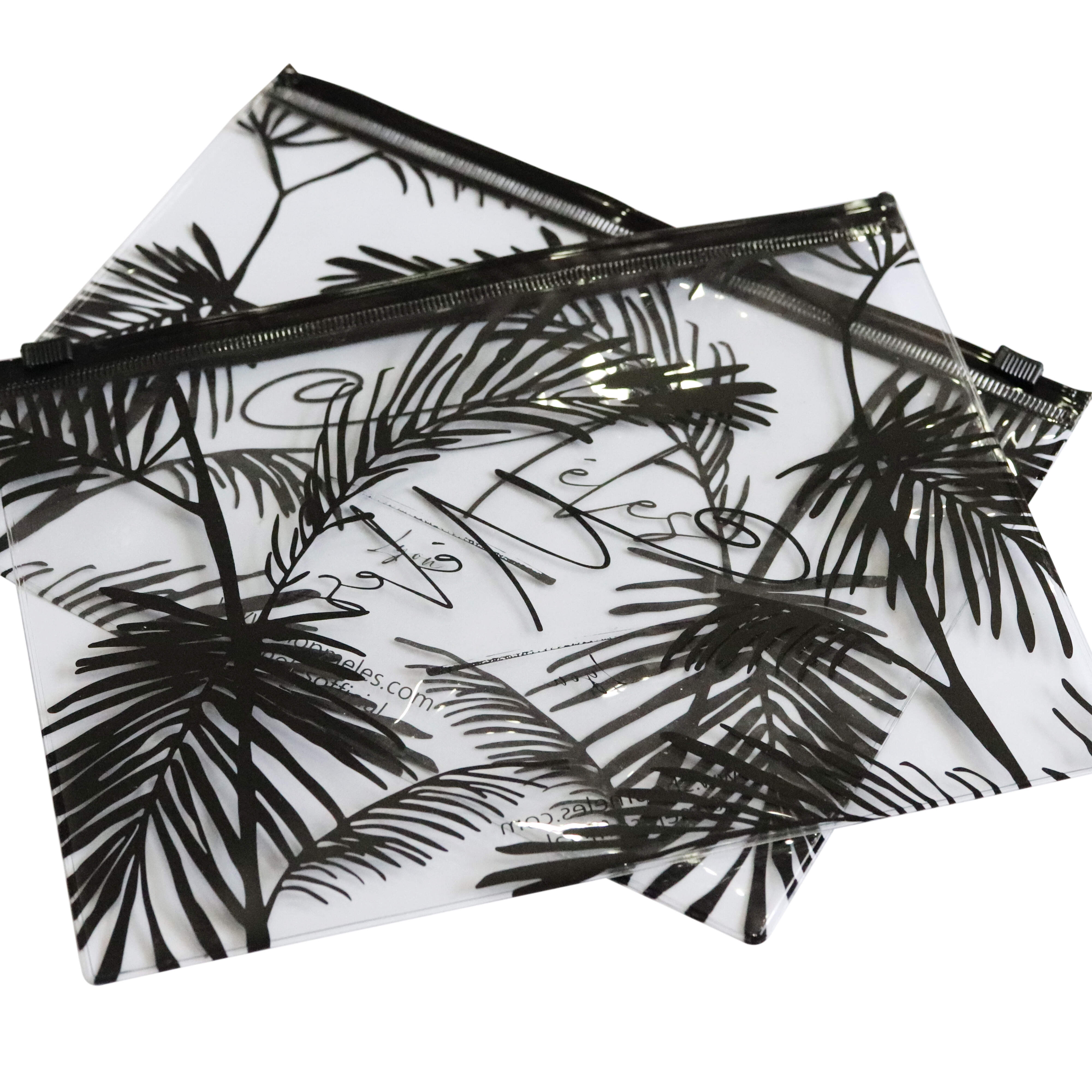 personalized zipper pouch pattern printing custom slider zip bags