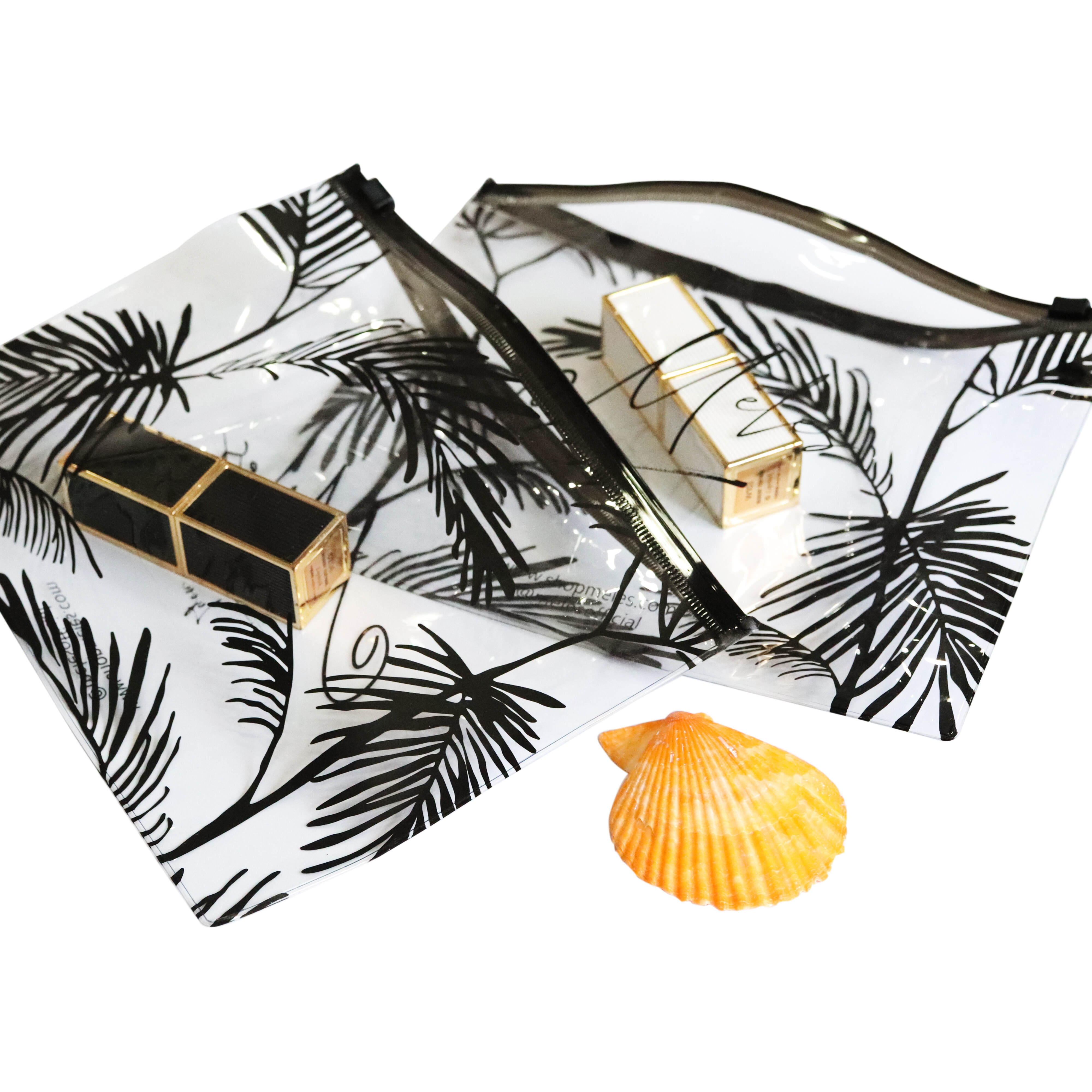 personalized zipper pouch pattern printing custom slider zip bags