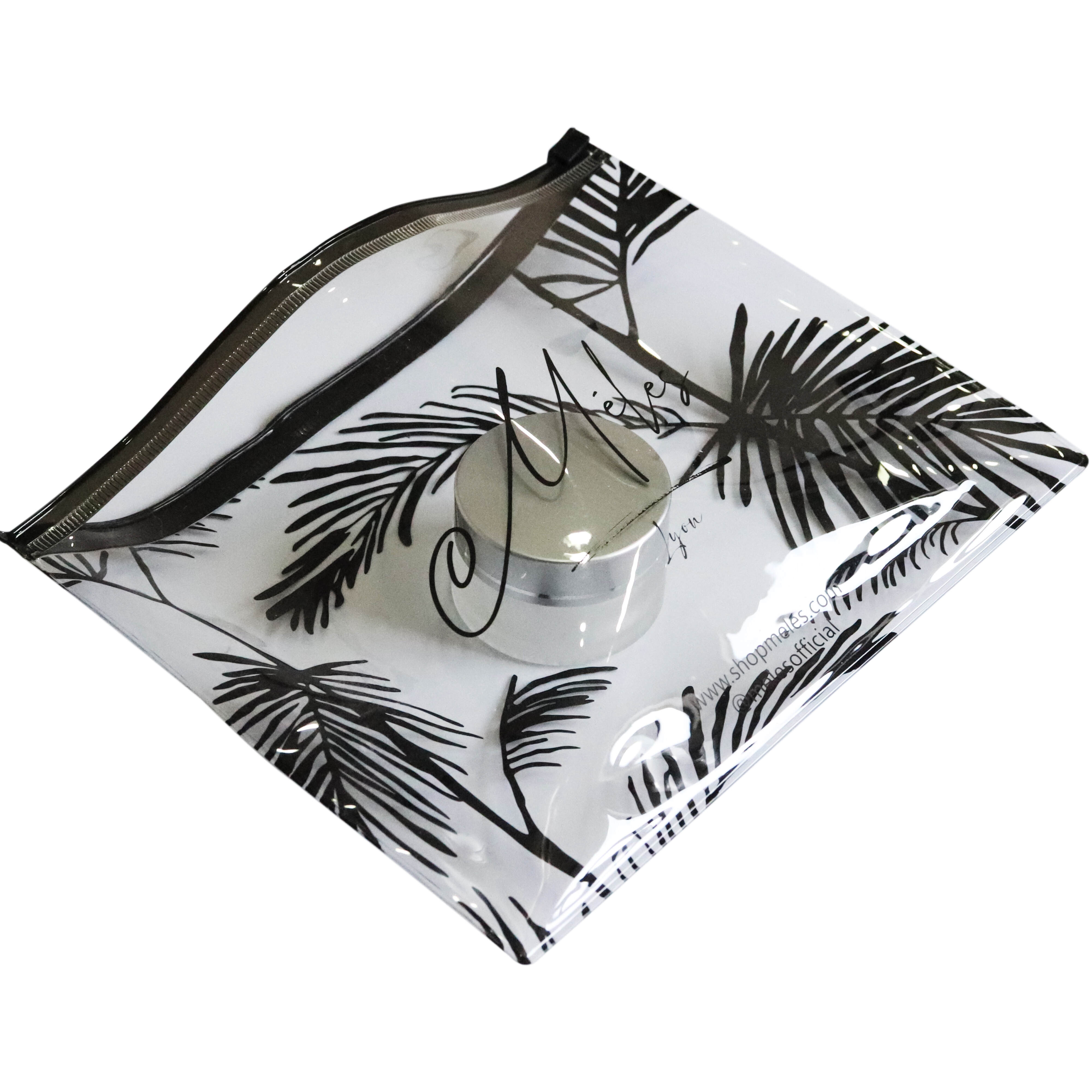 personalized zipper pouch pattern printing custom slider zip bags