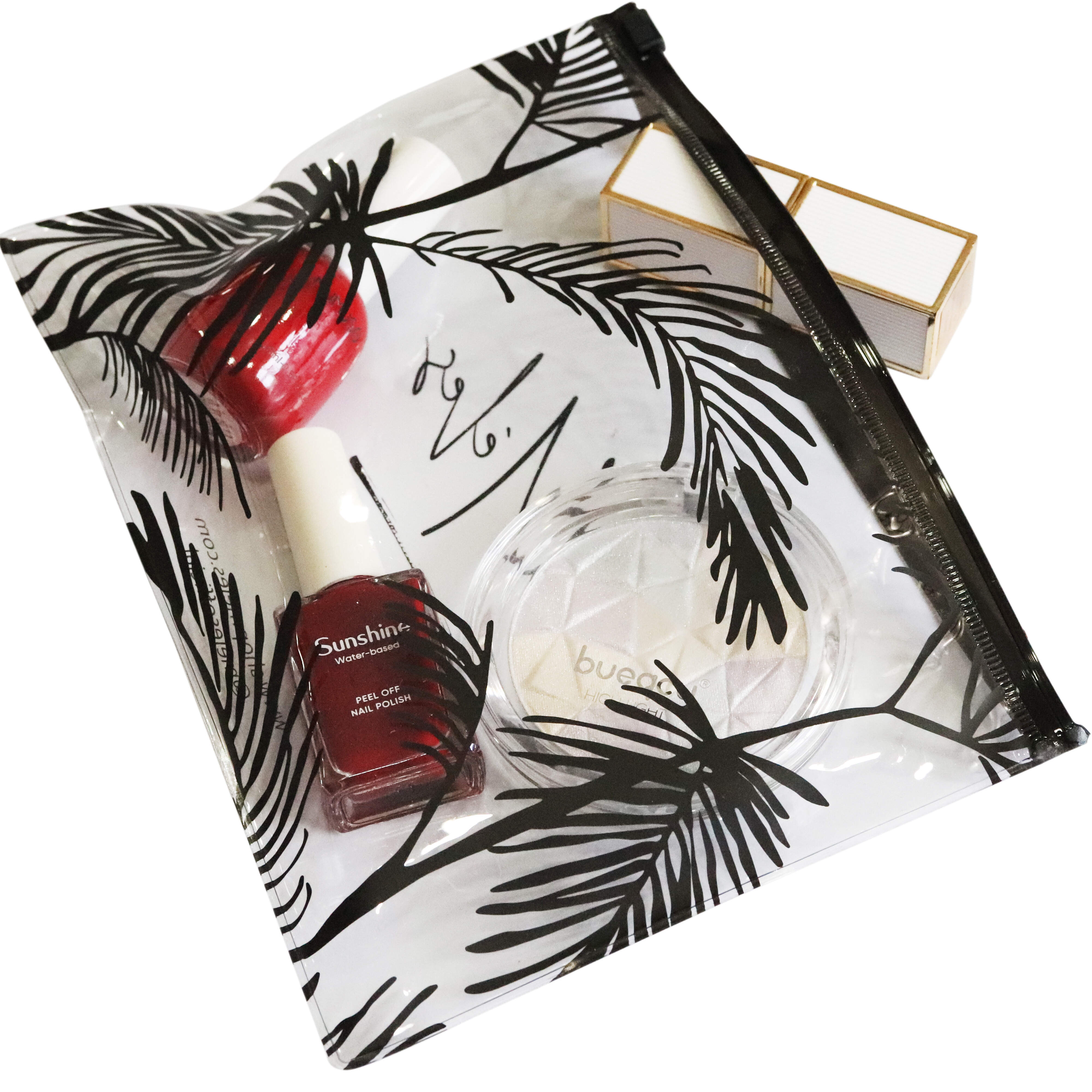 personalized zipper pouch pattern printing custom slider zip bags