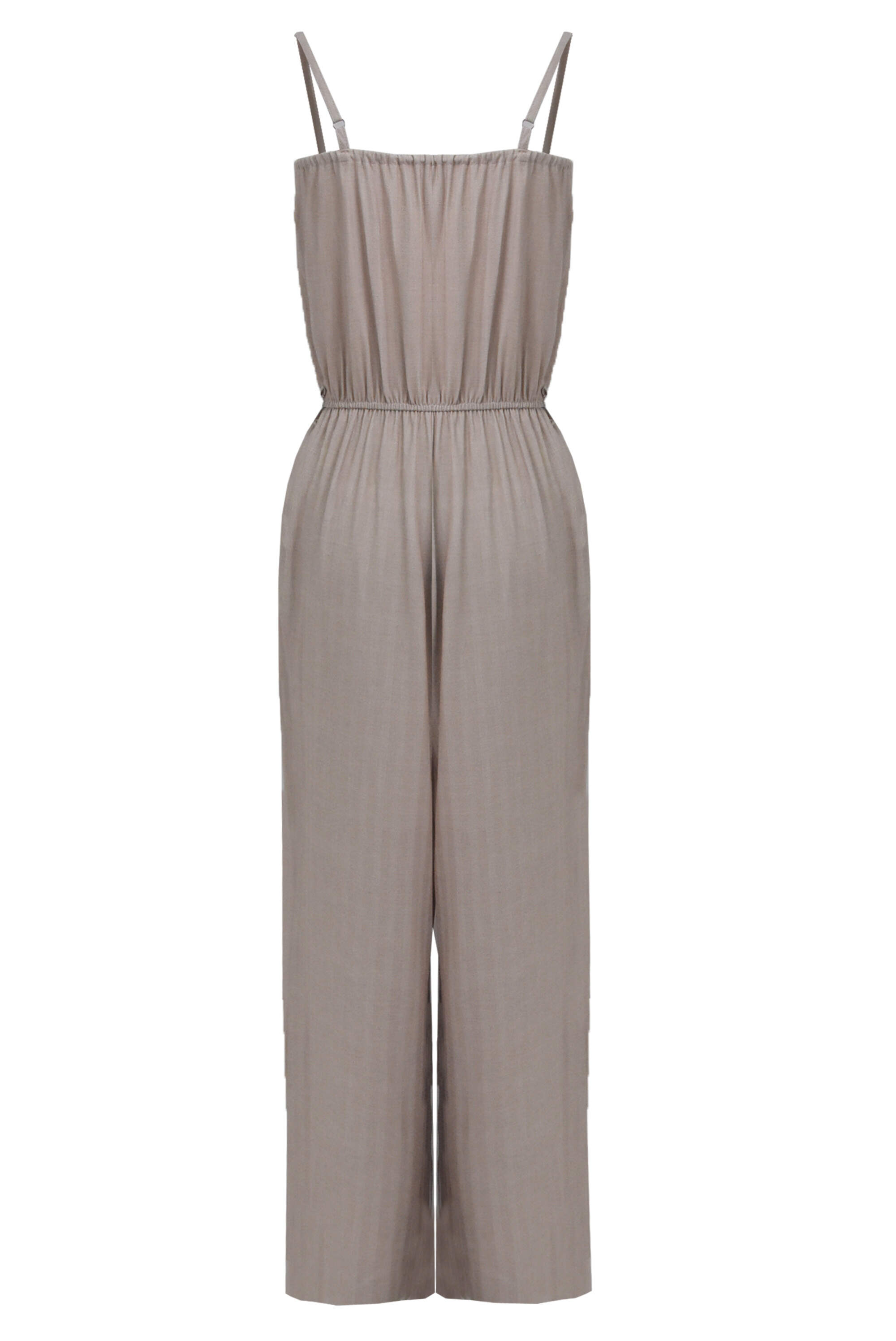  Women's Wholesale Linen Cotton Sleeveless Casual Jumpsuit