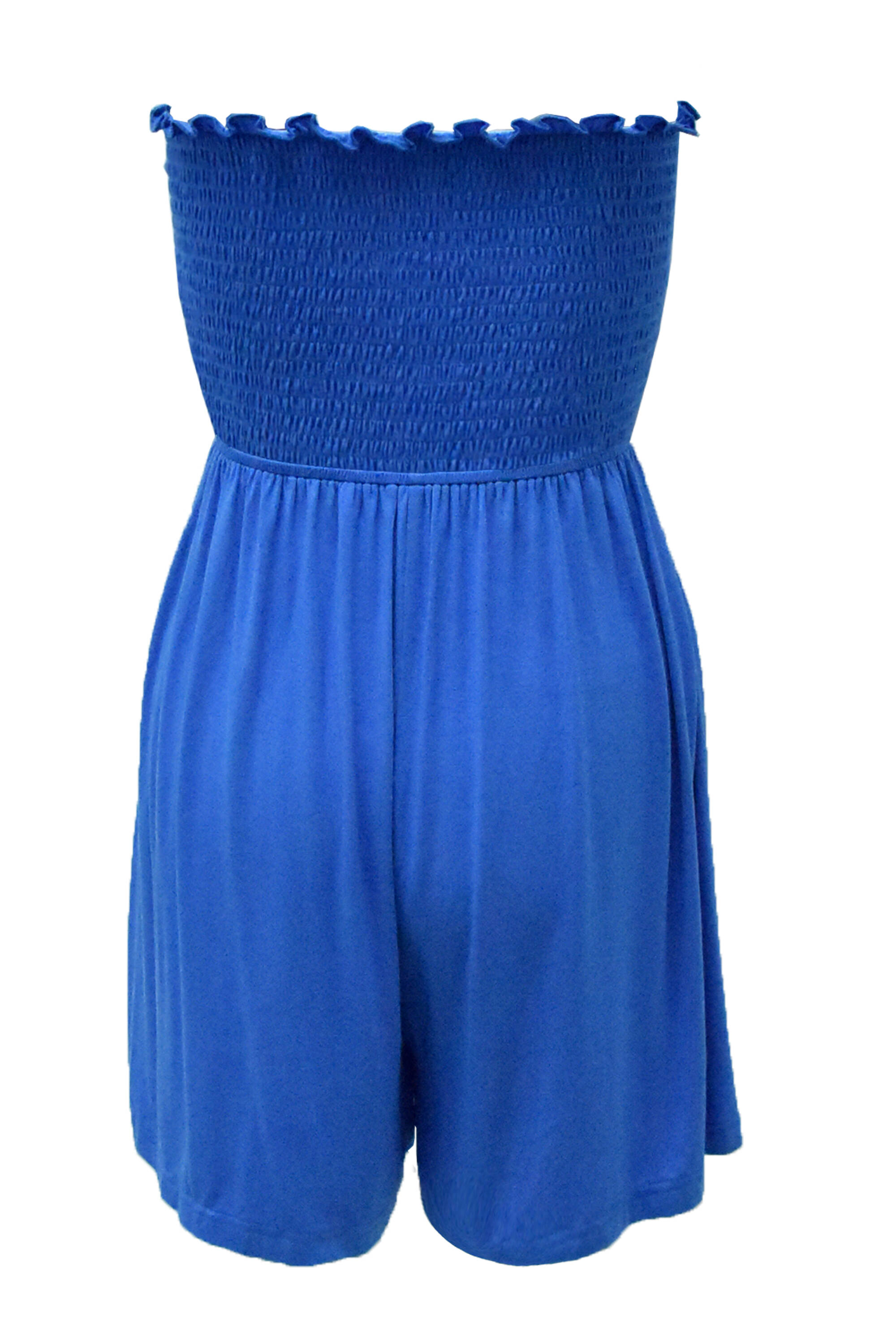 OEM Customized Women's Smocking Sleeveless Cocktail Romper