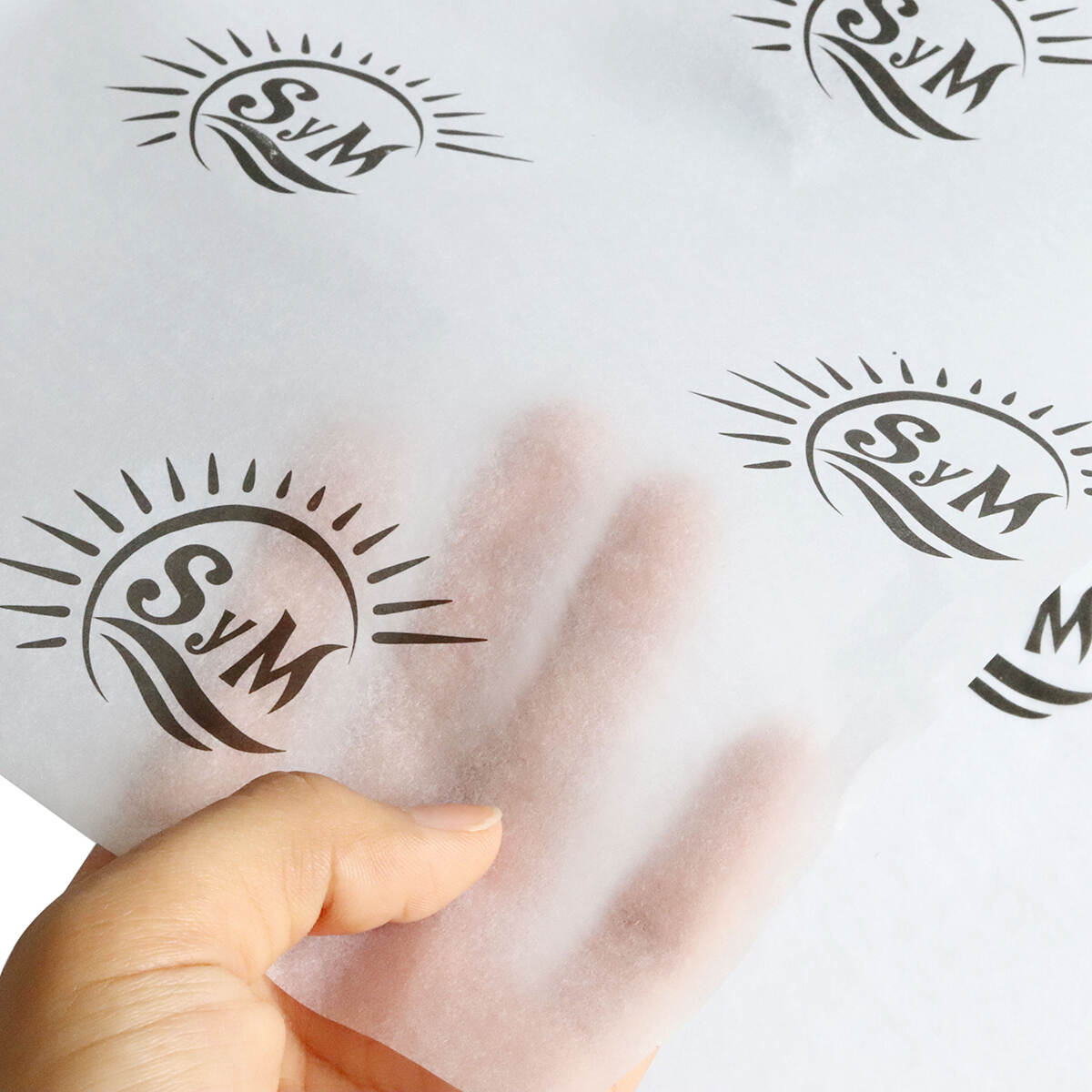 High quality wholesale custom best tissue paper clothes packing paper monochrome printing logo wrapping paper