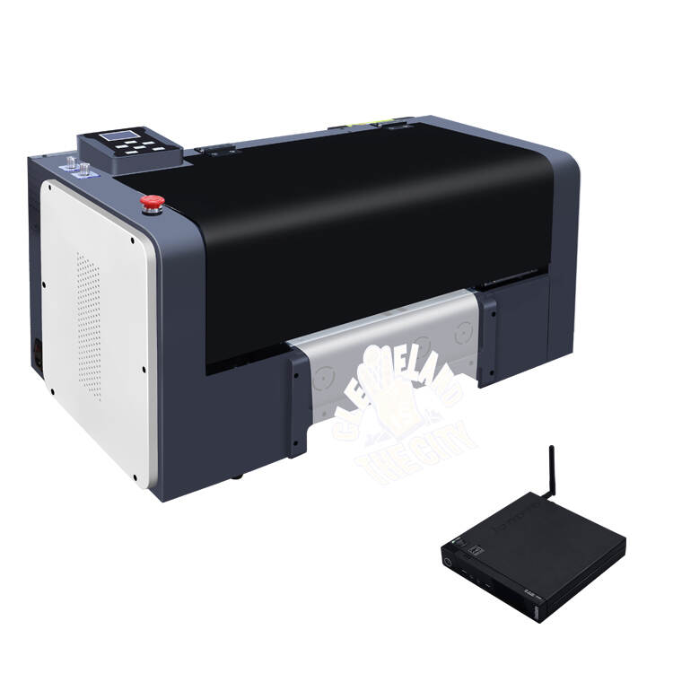 33cm A3 Mini size 2 xp600 head DTF direct to film printing machine with Shake powder