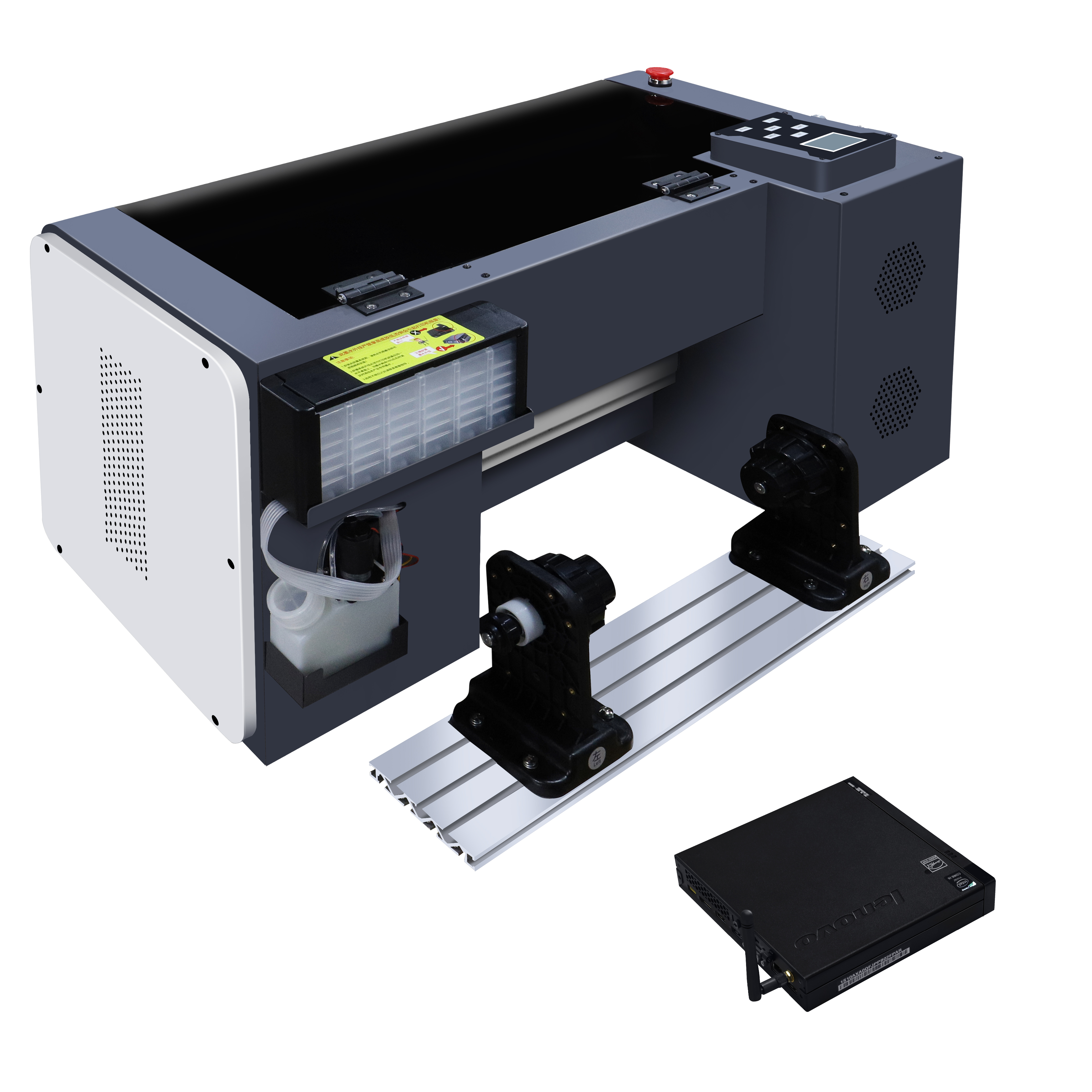 33cm A3 Mini size 2 xp600 head DTF direct to film printing machine with Shake powder