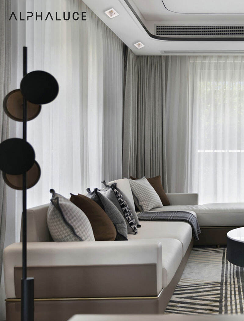 white square downlights