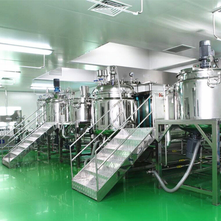 cosmetic production line, creams production line, cosmetics production line