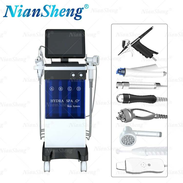 Hydra Microdermabrasion Skin Care BIO Ultrasonic Face Massage Jet Peel Deep Cleaning Beauty Machine