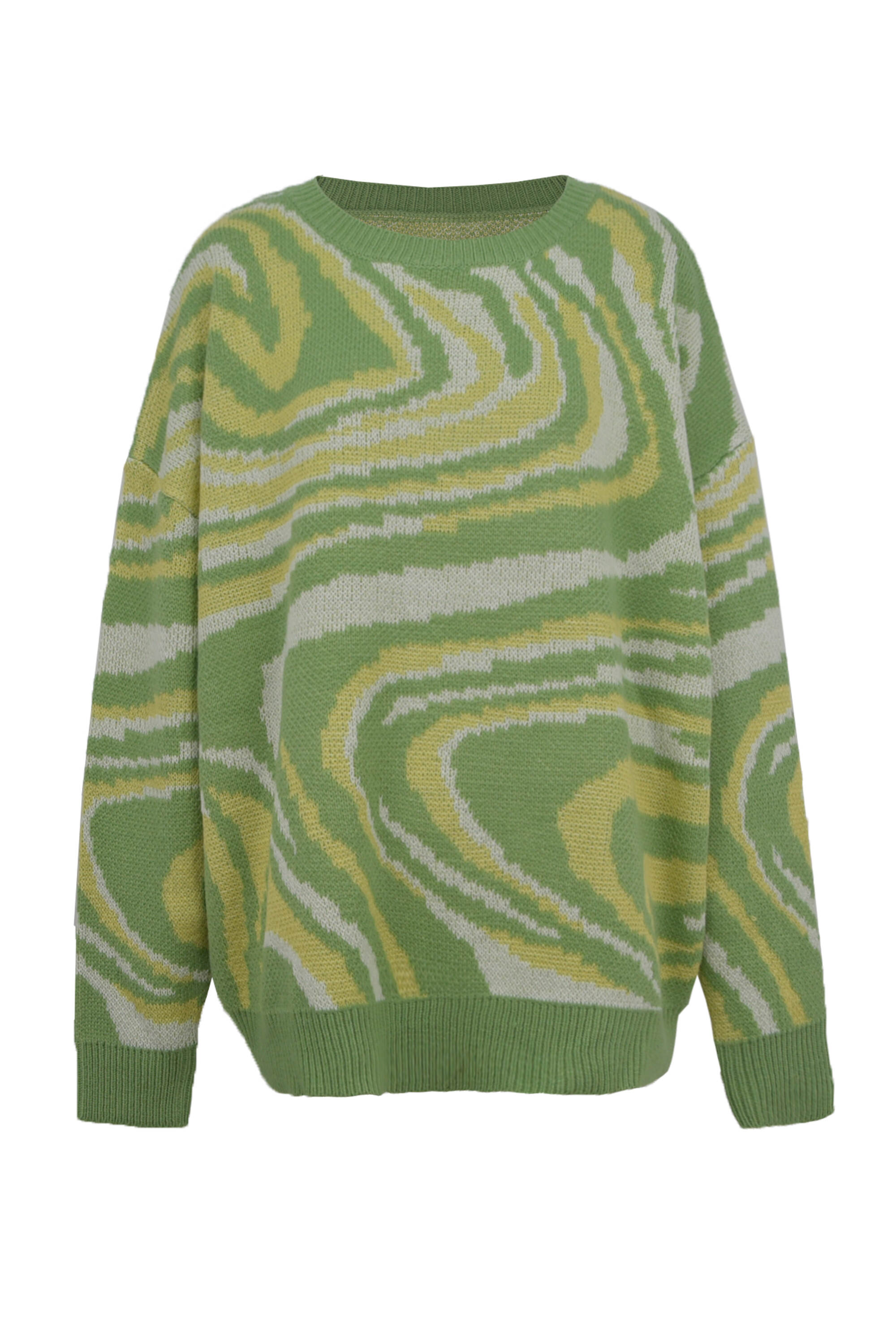 Factory Wholesale Women's Crew Neck Casual Sweater