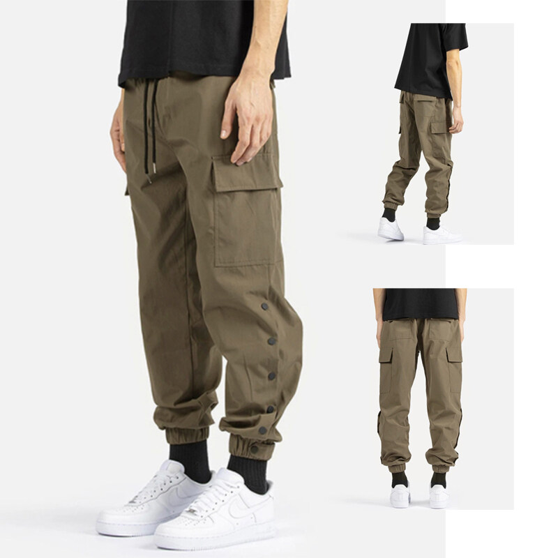 Wholesale Army Green Plus Size Sport Custom Casual Drawstring Men Pants