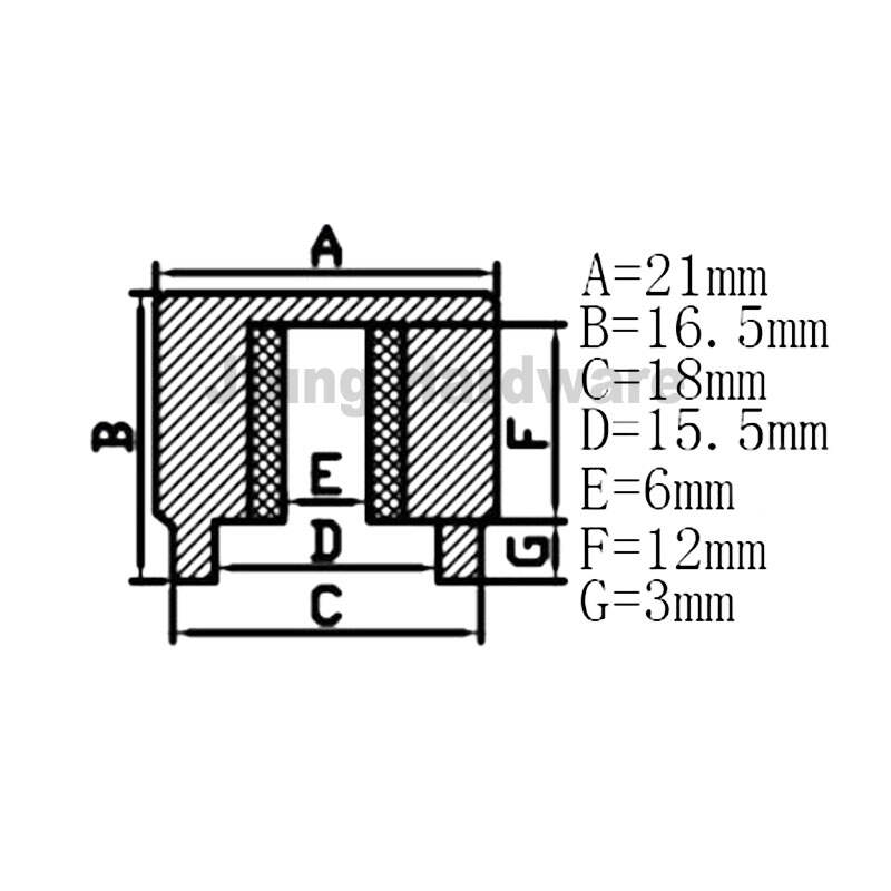 Brushed Chrome Dimmer Switch 6mm Knurled Shaft Knob Replacement