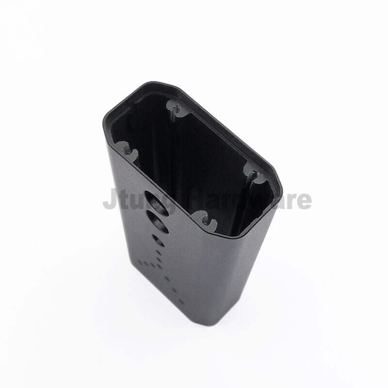 Black Anodized Aluminum Panel Case Faceplate High Precision