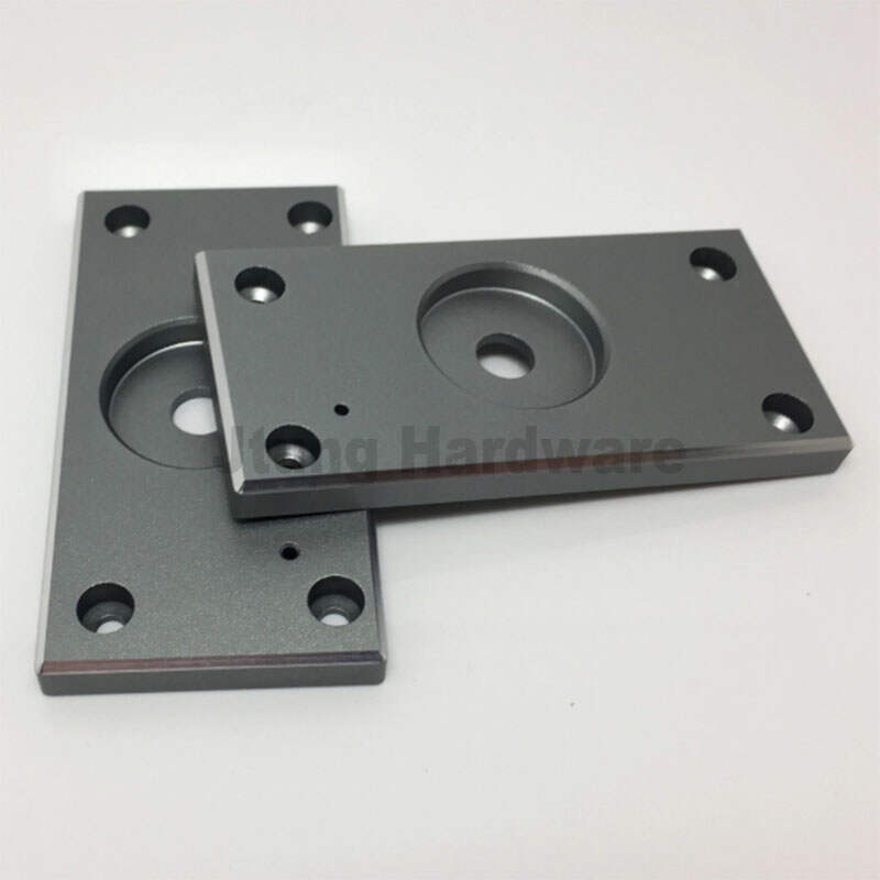Gray Anodized Aluminum Stereo Device Panel For Amplifier