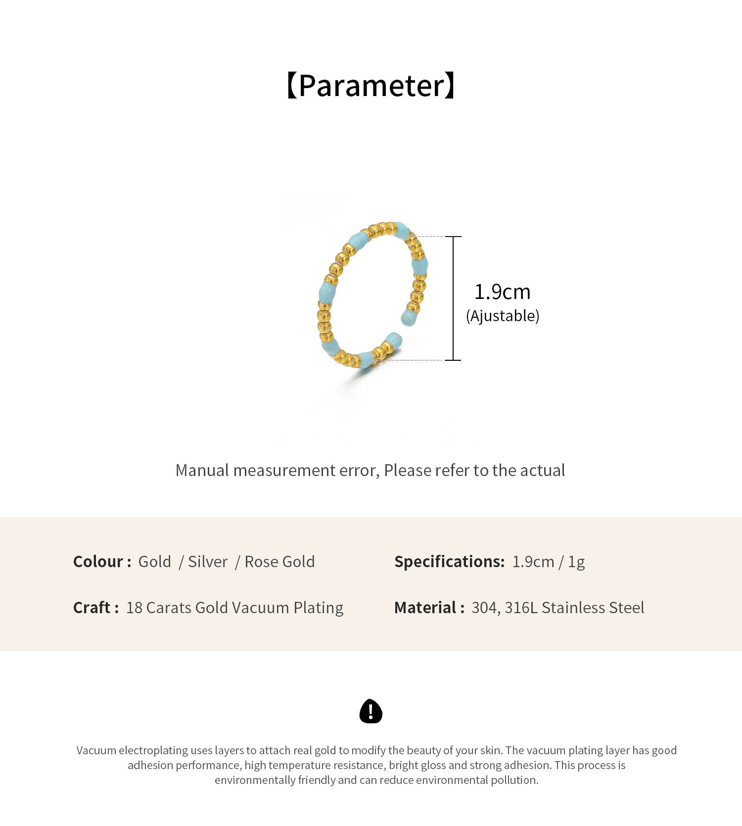 Pretty Is Me Collection Circle Adjustable Ring With Golden Beaded 18K Non Tarnish Stainless Steel Ring (1).jpg