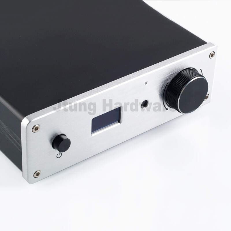 CNC Machining Aluminum Parts Front Audio Panel With Custom Logo Precision Machine Products