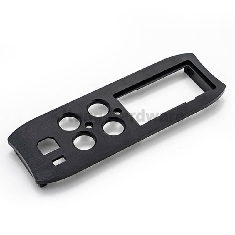 Custom Metal Button Panel Aluminum Control Panel For Audio Player/Electrical Media Instruments CNC Milling Service